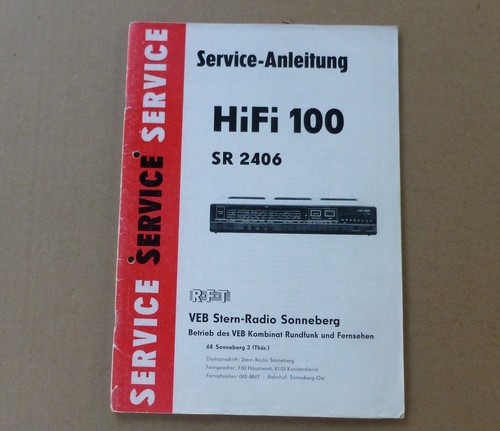 Service anleitung hifi 100 - hifi,