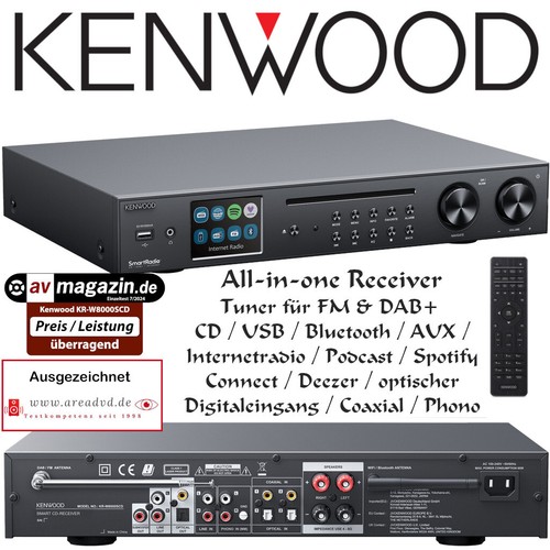 Kenwood w8000scd smart - kenwood, kr-w8000scd-b