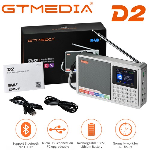 Gtmedia tragbares dab fm - tragbares, dab+